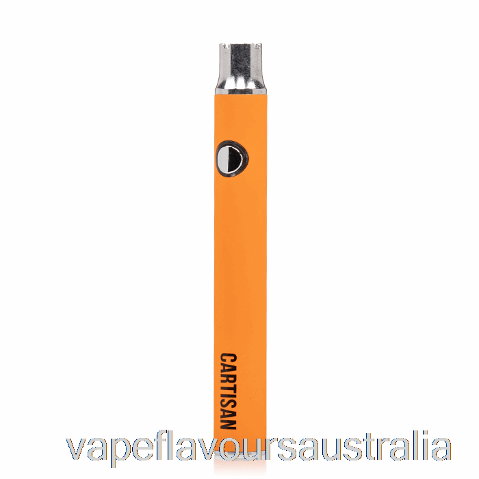 Vape Flavours Australia Cartisan Button VV 350 510 Battery Orange